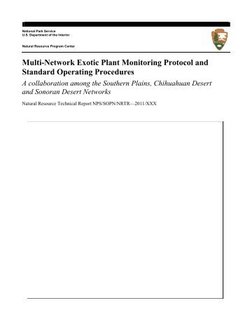 Multi-Network Exotic Plant Monitoring Protocol and Standard ...