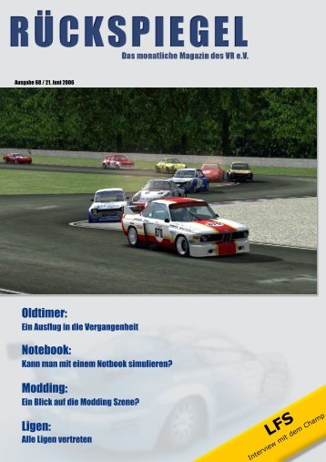 Oldtimer: Notebook: Modding: Ligen: - Virtual Racing eV