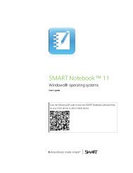 Smart Notebook 11 User Guide - Smarttech - SMART Technologies