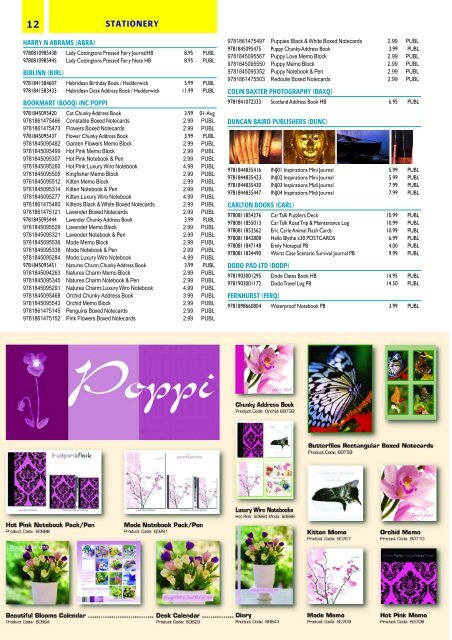 Stationery Bertram Books