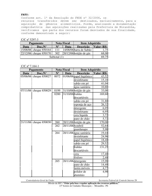 presidência da república controladoria-geral da união secretaria ...