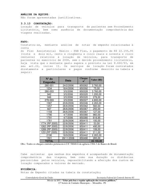 presidência da república controladoria-geral da união secretaria ...