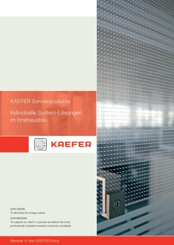 Individuelle System-Lösungen im Innenausbau - KAEFER ...