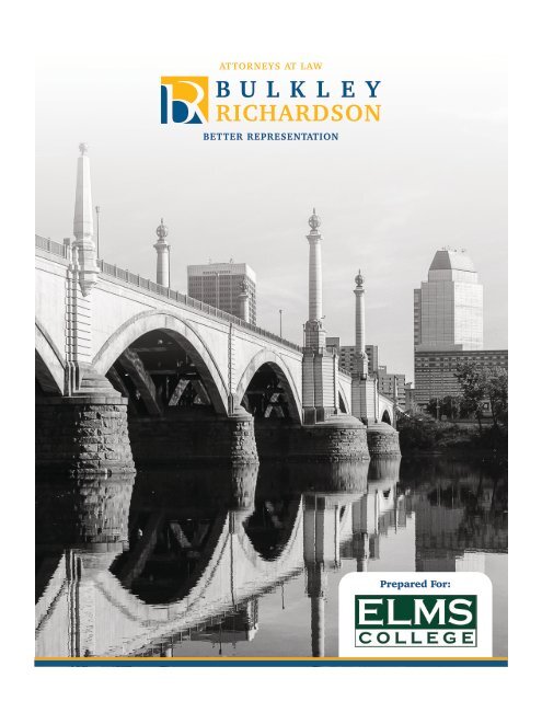 Elms College 2025 ePitch Book