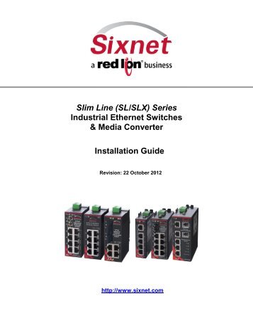 SL-SLX-xxx User Manual - Sixnet