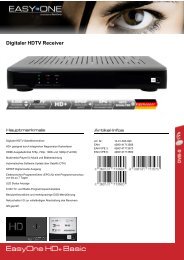 Digitaler HDTV Receiver - Ranz Elektronik