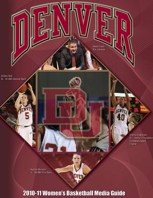 2010-11 Women's Basketball Media Guide - University of Denver ...