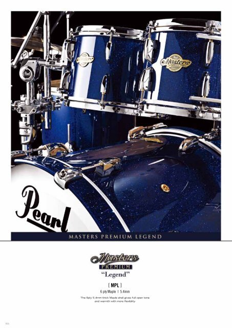 Support - 2012 General Catalogue - Pearl Music Europe