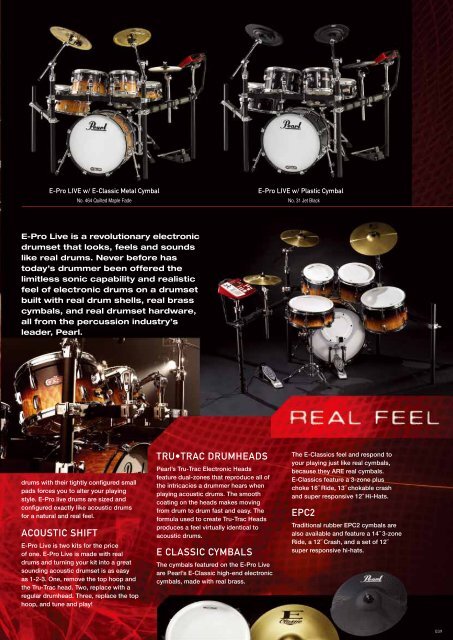 Support - 2012 General Catalogue - Pearl Music Europe