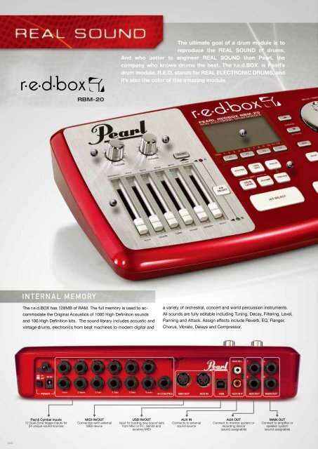 Support - 2012 General Catalogue - Pearl Music Europe