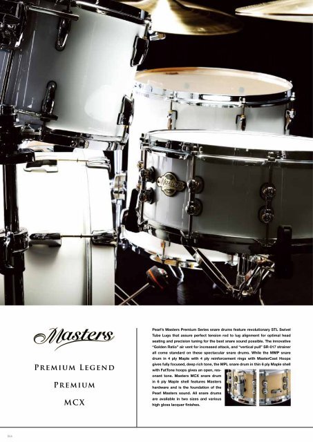 Support - 2012 General Catalogue - Pearl Music Europe