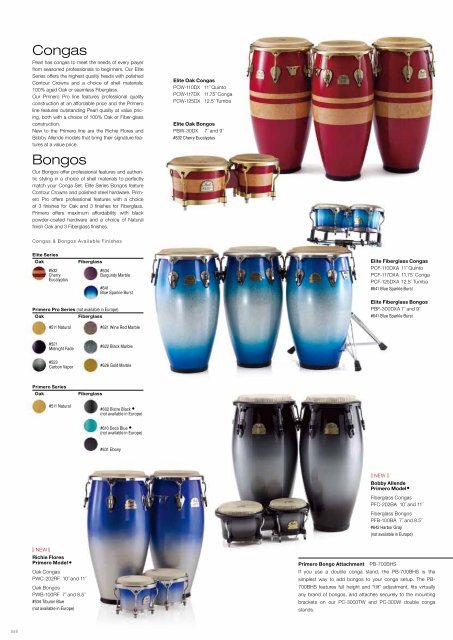 Support - 2012 General Catalogue - Pearl Music Europe