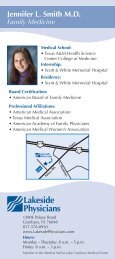 Jennifer L. Smith MD Family Medicine - Lakeside Physicians