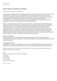 Warum Sport bei Lipoedem so wichtig ist