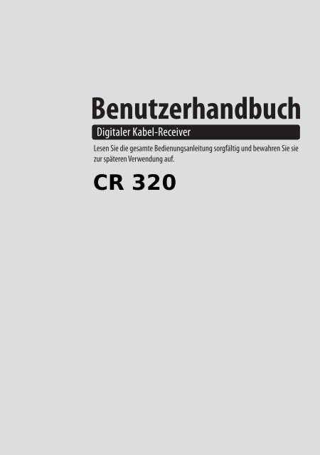 Benutzerhandbuch - TRIAX