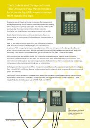 The SL3 dedicated Clamp-on Transit Time Ultrasonic Flow Meter ...