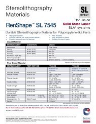 RenShape™ SL 7545 - Solid Concepts Inc.