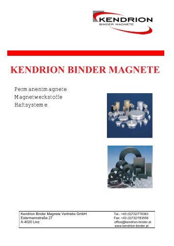 KENDRION BINDER MAGNETE