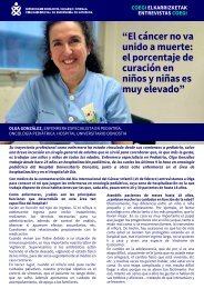 Olga González. Oncología Pediátrica