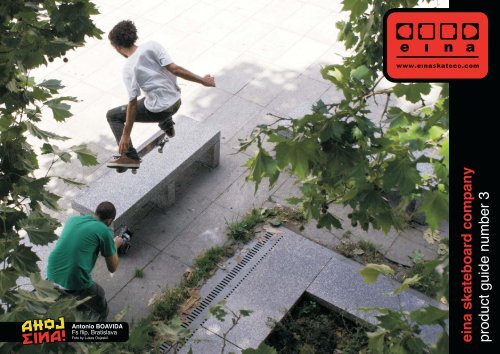 eina skateboard company product guide number 3