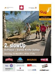 Anmeldung auf radiocentral.ch - slowUp Schwyz