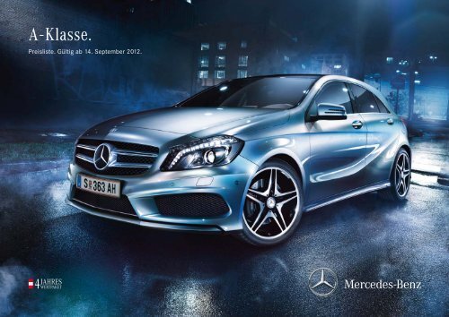 Download Preisliste A Klasse Pdf Mercedes Benz Osterreich
