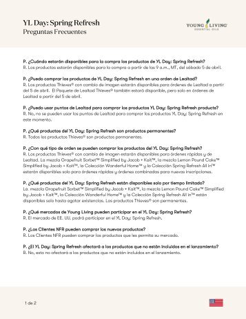 Spring Refresh YL Day 2025 FAQ (Spanish)
