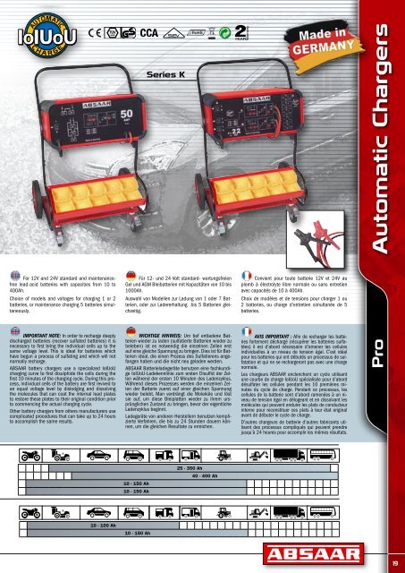 ABSAAR GmbH Tel. +49 6836 809-0 - Fax +49 6836 809-39