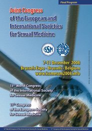 Scientific Program - ESSM: European Society for Sexual Medicine