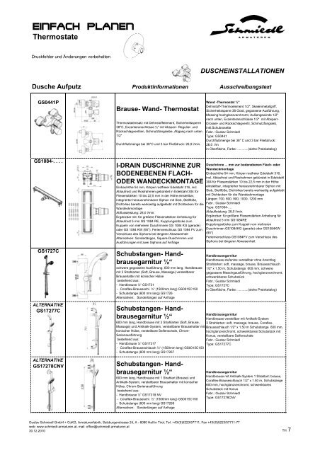 Thermostate - Schmiedl