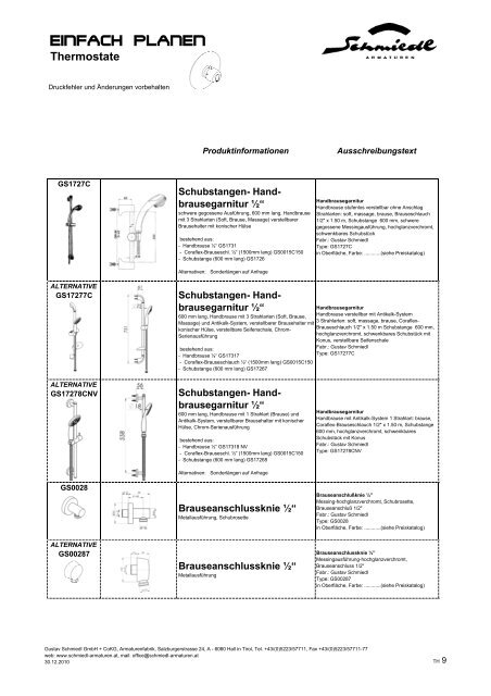 Thermostate - Schmiedl