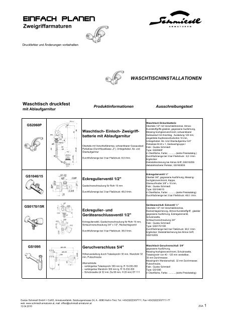 Thermostate - Schmiedl