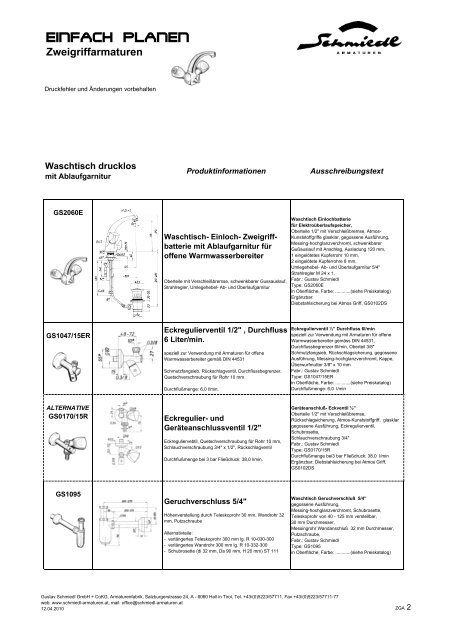 Thermostate - Schmiedl