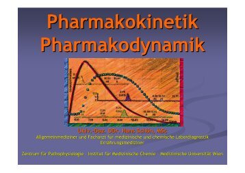 Pharmakokinetik Pharmakodynamik