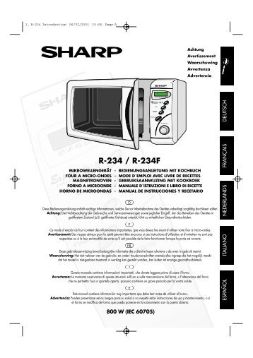 tabellen - Sharp Electronics Europe GmbH