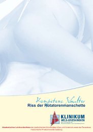 Riss der Rotatorenmanschette - Klinikum Wels-Grieskirchen