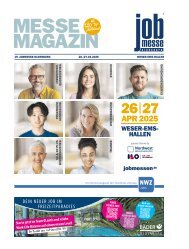 Das MesseMagazin der jobmesse oldenburg 2025