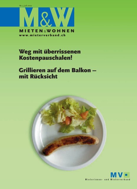 Grillieren auf dem Balkon - Mieterverband