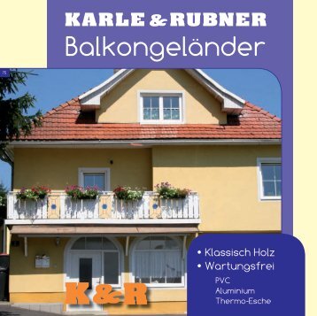 Balkongeländer - Karle & Rubner GmbH
