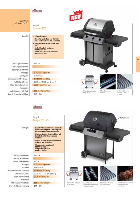 Barbecue / Outdoor SORTIMENT 2012 - Koenig