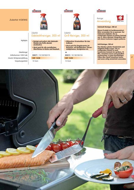 Barbecue / Outdoor SORTIMENT 2012 - Koenig