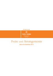 Preise 2013 - Travel Charme Hotels & Resorts