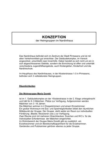 Konzeption Kinderheim St. Josef/Klosterhof - Nardinihaus Pirmasens