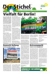 + BVV-News - Bündnis 90/Die Grünen Tempelhof-Schöneberg