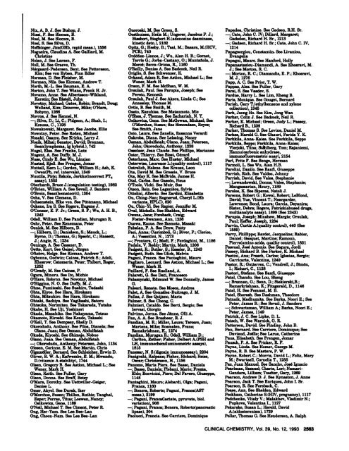 Volume 39, 1993 AUTHOR INDEX - Clinical Chemistry