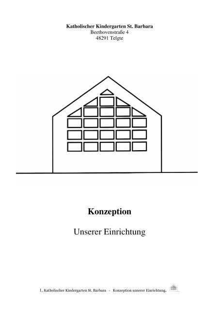 Konzeption - Kindergarten St. Barbara in Telgte
