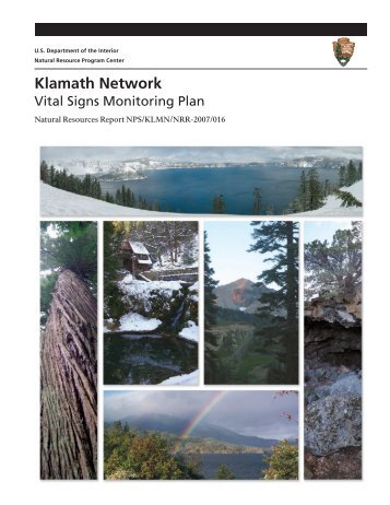 Klamath Network Vital Signs Monitoring Plan - NPS Inventory and ...