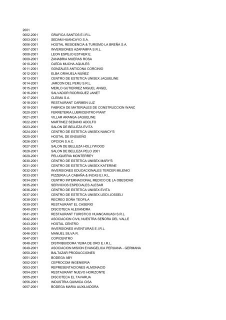 PEDIDO 122A - Ministerio del Trabajo y Promoción del Empleo