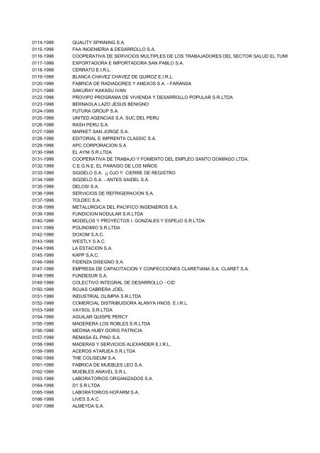 PEDIDO 122A - Ministerio del Trabajo y Promoción del Empleo