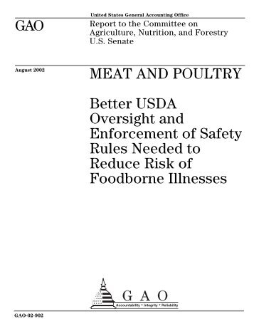 GAO-02-902 Meat and Poultry - US Government Accountability Office